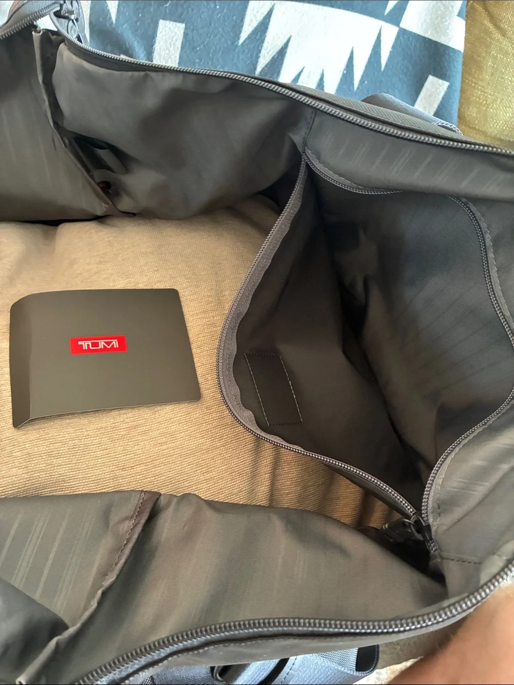 TUMI x Subaru Black Ballistic Nylon Weekender Duffel Bag Gym Travel